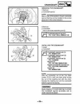 2003 Yamaha YFM400FAR Kodiak Factory Service Manual, Page 443