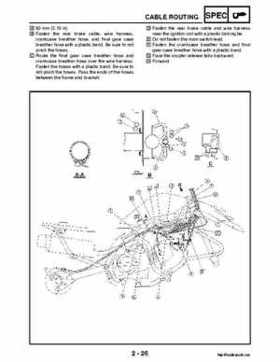 2004-2007 Yamaha ATV Raptor 50 YMF50S Service Manual, Page 48