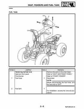 2004-2007 Yamaha ATV Raptor 50 YMF50S Service Manual, Page 57