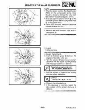 2004-2007 Yamaha ATV Raptor 50 YMF50S Service Manual, Page 60