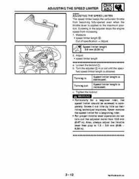 2004-2007 Yamaha ATV Raptor 50 YMF50S Service Manual, Page 63
