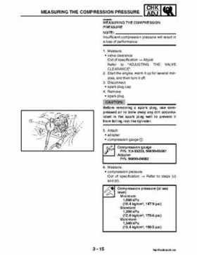 2004-2007 Yamaha ATV Raptor 50 YMF50S Service Manual, Page 66