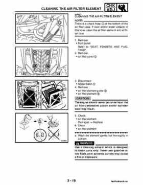 2004-2007 Yamaha ATV Raptor 50 YMF50S Service Manual, Page 70