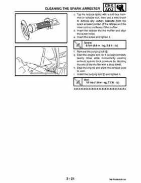 2004-2007 Yamaha ATV Raptor 50 YMF50S Service Manual, Page 72