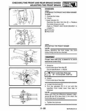 2004-2007 Yamaha ATV Raptor 50 YMF50S Service Manual, Page 73