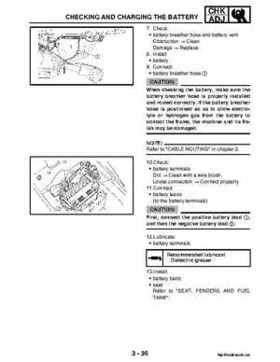 2004-2007 Yamaha ATV Raptor 50 YMF50S Service Manual, Page 87