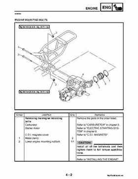 2004-2007 Yamaha ATV Raptor 50 YMF50S Service Manual, Page 91