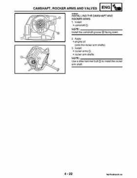 2004-2007 Yamaha ATV Raptor 50 YMF50S Service Manual, Page 111