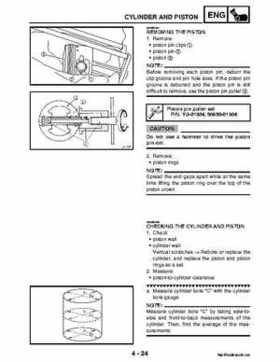 2004-2007 Yamaha ATV Raptor 50 YMF50S Service Manual, Page 113