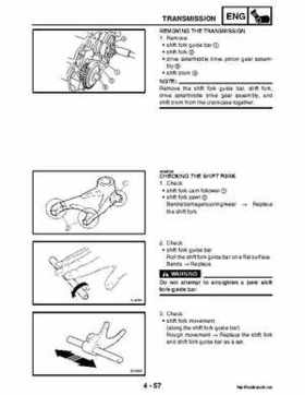 2004-2007 Yamaha ATV Raptor 50 YMF50S Service Manual, Page 146