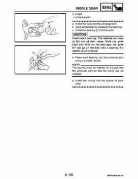 2004-2007 Yamaha ATV Raptor 50 YMF50S Service Manual, Page 154