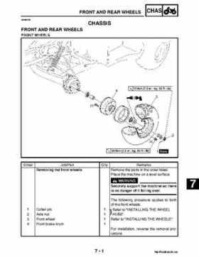 2004-2007 Yamaha ATV Raptor 50 YMF50S Service Manual, Page 176