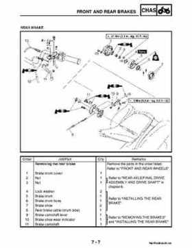 2004-2007 Yamaha ATV Raptor 50 YMF50S Service Manual, Page 182
