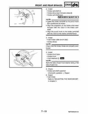 2004-2007 Yamaha ATV Raptor 50 YMF50S Service Manual, Page 188