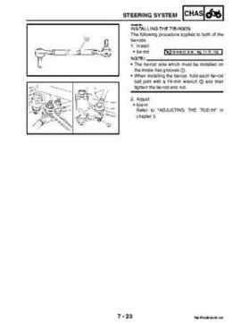 2004-2007 Yamaha ATV Raptor 50 YMF50S Service Manual, Page 198
