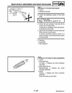 2004-2007 Yamaha ATV Raptor 50 YMF50S Service Manual, Page 202