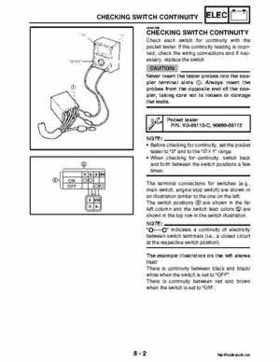 2004-2007 Yamaha ATV Raptor 50 YMF50S Service Manual, Page 205