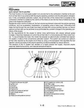 2006-2009 Yamaha YFM700RV Raptor 700RV factory service manual, Page 18