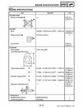 2006-2009 Yamaha YFM700RV Raptor 700RV factory service manual, Page 35