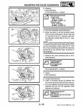 2006-2009 Yamaha YFM700RV Raptor 700RV factory service manual, Page 96