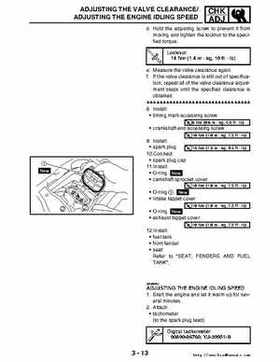 2006-2009 Yamaha YFM700RV Raptor 700RV factory service manual, Page 97