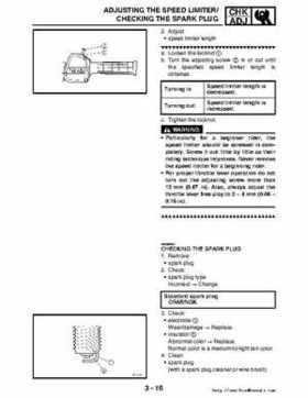 2006-2009 Yamaha YFM700RV Raptor 700RV factory service manual, Page 100