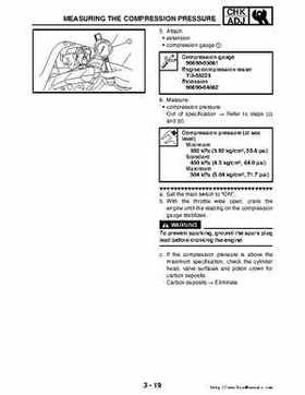 2006-2009 Yamaha YFM700RV Raptor 700RV factory service manual, Page 103
