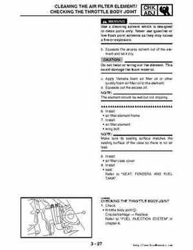 2006-2009 Yamaha YFM700RV Raptor 700RV factory service manual, Page 111