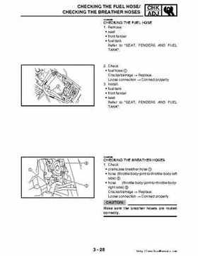 2006-2009 Yamaha YFM700RV Raptor 700RV factory service manual, Page 112