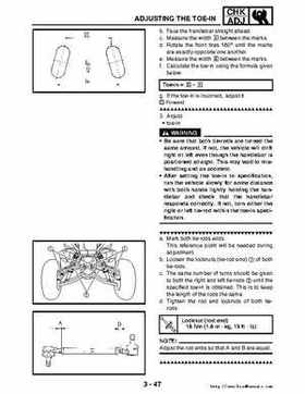 2006-2009 Yamaha YFM700RV Raptor 700RV factory service manual, Page 131
