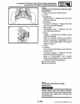 2006-2009 Yamaha YFM700RV Raptor 700RV factory service manual, Page 132