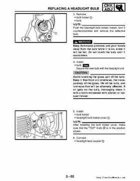 2006-2009 Yamaha YFM700RV Raptor 700RV factory service manual, Page 149