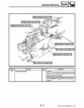 2006-2009 Yamaha YFM700RV Raptor 700RV factory service manual, Page 156