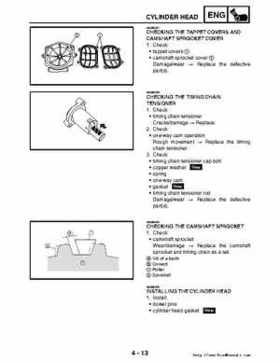 2006-2009 Yamaha YFM700RV Raptor 700RV factory service manual, Page 162