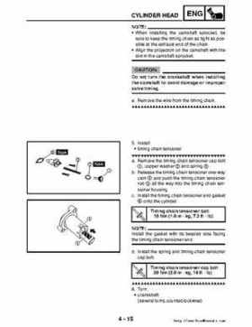 2006-2009 Yamaha YFM700RV Raptor 700RV factory service manual, Page 164