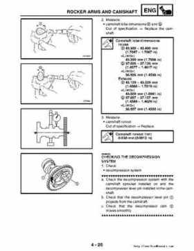 2006-2009 Yamaha YFM700RV Raptor 700RV factory service manual, Page 169