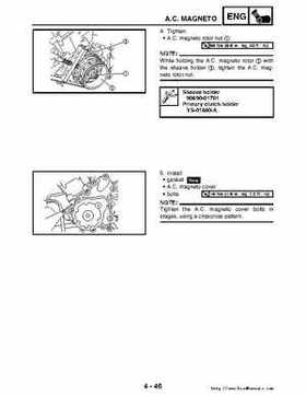 2006-2009 Yamaha YFM700RV Raptor 700RV factory service manual, Page 195