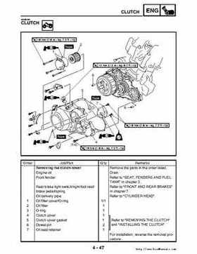 2006-2009 Yamaha YFM700RV Raptor 700RV factory service manual, Page 196