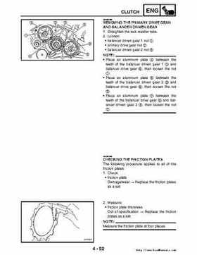 2006-2009 Yamaha YFM700RV Raptor 700RV factory service manual, Page 201