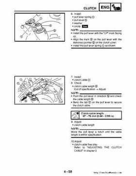 2006-2009 Yamaha YFM700RV Raptor 700RV factory service manual, Page 207