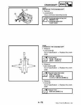 2006-2009 Yamaha YFM700RV Raptor 700RV factory service manual, Page 224