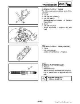 2006-2009 Yamaha YFM700RV Raptor 700RV factory service manual, Page 232
