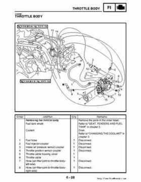 2006-2009 Yamaha YFM700RV Raptor 700RV factory service manual, Page 272