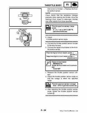 2006-2009 Yamaha YFM700RV Raptor 700RV factory service manual, Page 278