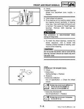 2006-2009 Yamaha YFM700RV Raptor 700RV factory service manual, Page 283