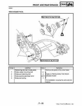 2006-2009 Yamaha YFM700RV Raptor 700RV factory service manual, Page 293