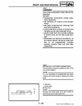 2006-2009 Yamaha YFM700RV Raptor 700RV factory service manual, Page 294