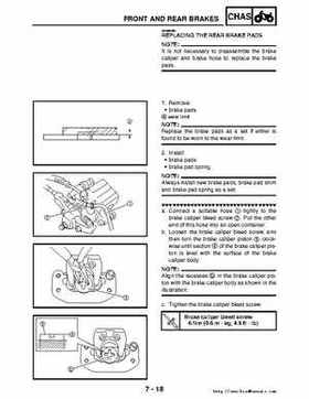2006-2009 Yamaha YFM700RV Raptor 700RV factory service manual, Page 296