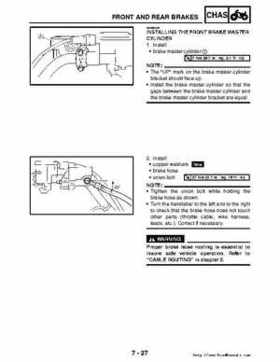 2006-2009 Yamaha YFM700RV Raptor 700RV factory service manual, Page 305