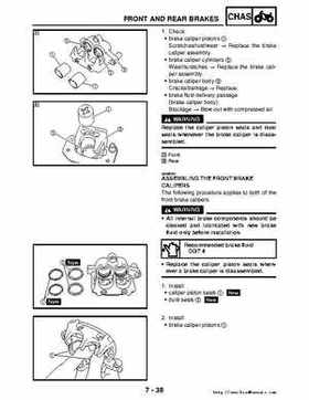 2006-2009 Yamaha YFM700RV Raptor 700RV factory service manual, Page 316